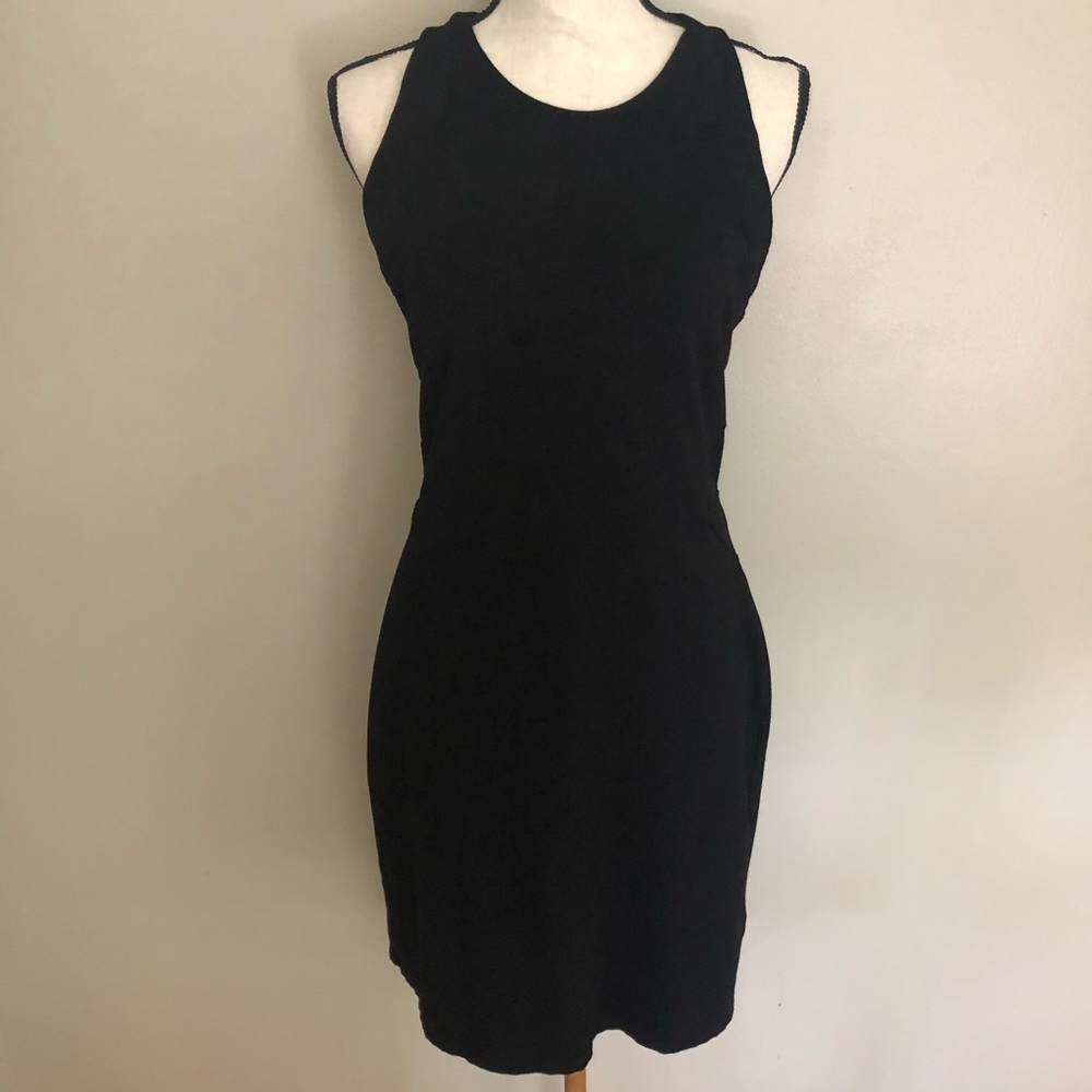 Ralph Lauren Black Ponte like Dress